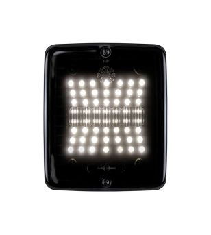 Achterlicht - Strands - IZE LED Dark Knight - Square - 4.3" - 11cm - Smoke - Achteruit - 24V