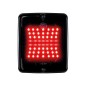 Tail light - Strands - IZE LED Dark Knight - Square - 4.3" - 11cm - Smoke - Fog - 24V Tail light - Strands - IZE LED Dark Knight - Square - 4.3" - 11cm - Smoke - Fog - 24V
