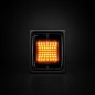 Bakljus - Strands - IZE LED Dark Knight - Square - 4.3" - 11cm - Smoke - Blink - 24V Bakljus - Strands - IZE LED Dark Knight - Square - 4.3" - 11cm - Smoke - Blink - 24V