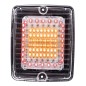 Tail light - Strands - IZE LED - Square - 4.3" - 11cm - Clear - Tail - Brake - Ind - 24V Tail light - Strands - IZE LED - Square - 4.3" - 11cm - Clear - Tail - Brake - Ind - 24V