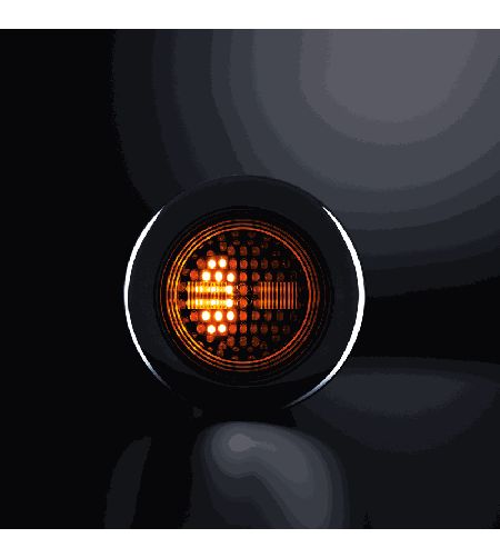 Tail light - Strands - IZE LED Dark Knight - Round - 6.1" - 15.5cm - Smoke - Ind - 12V-30V