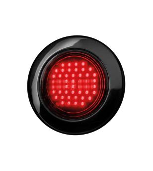 Achterlicht - Strands - IZE LED Dark Knight - Rond - 6.1" - 15.5cm - Smoke - Rem - Achteruit - 12V-30V