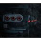 Bakljus - Strands - IZE LED Dark Knight - Runt - 6.1" - 15.5cm - Smoke - Dynamiskt blinkljus - Vänster - Bak - Broms - Blink - 12V-30V 