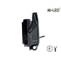 Driving light - M-Led - Classic 220 - 9.5" - 24.2cm - Smoke - Position light White/Amber - Spot