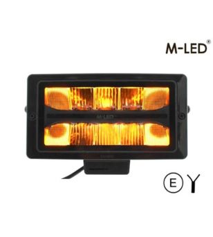 Driving light - M-Led - Classic 220 - 9.5" - 24.2cm - Smoke - Position light White/Amber - Spot