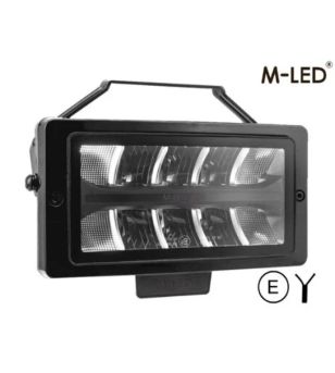 Driving light - M-Led - Classic 220 - 9.5" - 24.2cm - Smoke - Position light White/Amber - Spot