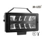 Driving light - M-Led - Classic 220 - 9.5" - 24.2cm - Smoke - Position light White/Amber - Spot