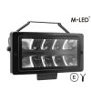Driving light - M-Led - Classic 220 - 9.5" - 24.2cm - Smoke - Position light White/Amber - Spot