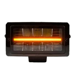 Driving light - Tralert - Atlas 220 - 10'' - smoke - Position light White/Amber - Driving