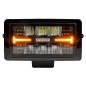 Driving light - Tralert - Atlas 220+ - 9.5" - 24.2cm - Smoke - Position light White/Amber - 1 flash pattern - Driving