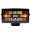 Driving light - Tralert - Atlas 220+ - 10'' - smoke - Position light White/Amber - 1 flash pattern - Driving