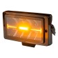 Driving light - Tralert - Atlas 220+ - 9.5" - 24.2cm - Smoke - Position light White/Amber - 1 flash pattern - Driving