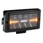 Driving light - Tralert - Atlas 220+ - 9.5" - 24.2cm - Smoke - Position light White/Amber - 1 flash pattern - Driving