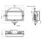 Driving light - Tralert - Atlas 220+ - 9.5" - 24.2cm - Smoke - Position light White/Amber - 1 flash pattern - Driving