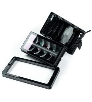 Driving light - Tralert - Atlas 220+ - 10'' - smoke - Position light White/Amber - 1 flash pattern - Driving