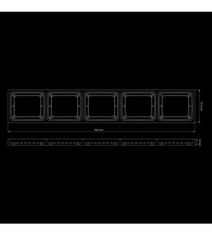 Montering - Strands - IZE Ram 5x - Square - 75cm