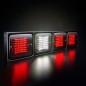 Mounting - Strands - IZE LED Rear Light Frame 4x - Square - 23.5" - 59.7cm Mounting - Strands - IZE LED Rear Light Frame 4x - Square - 23.5" - 59.7cm