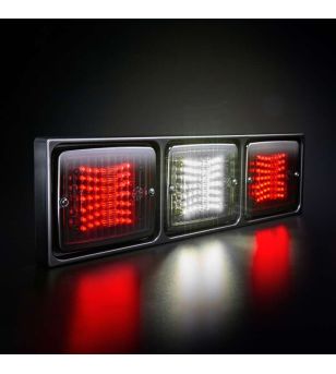 Mounting - Strands - IZE LED Rear Light Frame 3x - Square - 17.7" - 45cm