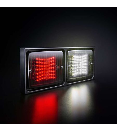 Montage - Strands - IZE LED Achterlicht Frame Dubbel Horizontaal - Square - 11.9" - 30.2cm
