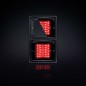 Montage - Strands - IZE LED Achterlicht Frame Dubbel - Square - 10" - 25.5cm Montage - Strands - IZE LED Achterlicht Frame Dubbel - Square - 10" - 25.5cm