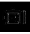 Montage - Strands - IZE Frame Enkel - Square - 15cm