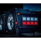 Mounting - Strands - IZE LED Rear Light Frame Double Horizontal - Square - 11.9" - 30.2cm