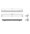LED bar - OZZ - XB1 P40 - 40'' - Positielicht Wit/Amber - Driving