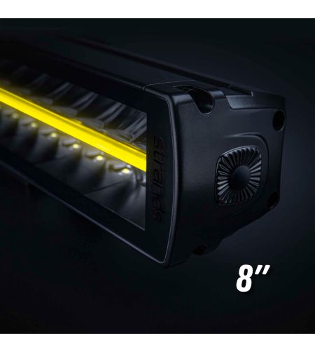 LED-ramp - Strands - Siberia XP - DR - 8'' - smoke - Positionsljus Vit/Gul - Driving