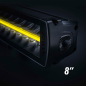 LED Light bar - Strands - Siberia XP - DR - 8.2" - 20.8cm - Smoke - Position light White/Yellow - Driving LED Light bar - Strands - Siberia XP - DR - 8.2" - 20.8cm - Smoke - Position light White/Yellow - Driving