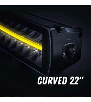 LED Light bar - Strands - Siberia XP - DRC - 22'' - smoke - curved - Position light White/Yellow - Driving