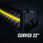 LED bar - Strands - Siberia XP - DRC - 22.3" - 56.7cm - Smoke - curved - Positielicht Wit/Geel - Driving LED bar - Strands - Siberia XP - DRC - 22.3" - 56.7cm - Smoke - curved - Positielicht Wit/Geel - Driving
