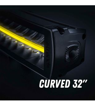 LED bar - Strands - Siberia XP - DRC - 32'' - smoke - curved - Positielicht Wit/Geel - Driving