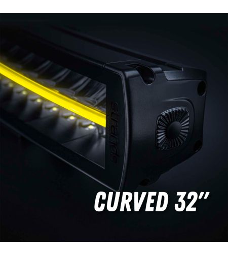 LED Light bar - Strands - Siberia XP - DRC - 32'' - smoke - curved - Position light White/Yellow - Driving