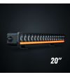 LED-ramp - Strands - Nuuk D-Line - 20'' - Positionsljus Vit/Bärnsten - Driving 