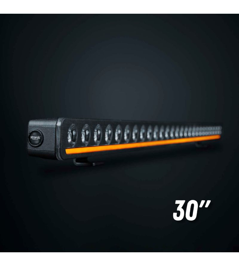 LED bar - Strands - Nuuk D-Line - 30" - 76.1cm - Positielicht Wit/Amber - Driving