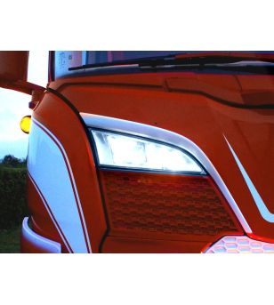 Tagfahrlicht - L&S - Positionslicht - Umschaltbar - Weiß/Amber - 4 Blitzmuster - 24V - Satz - Scania - R/S series - 2016-2022