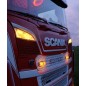 Dagsljus - L&S - Position ljus - Växlingsbar - Vit/Bärnsten - 4 blixtmönster - 24V - Set - Scania - R/S - 2016-2022 Dagsljus - L&S - Position ljus - Växlingsbar - Vit/Bärnsten - 4 blixtmönster - 24V - Set - Scania - R/S - 2016-2022