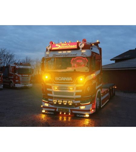 Tagfahrlicht - L&S - Positionslicht - Umschaltbar - Weiß/Amber - 4 Blitzmuster - 24V - Satz - Scania - R/S series - 2016-2022