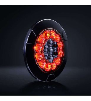 Tail light - Strands - Freedom Black Raven - 6" - 15.2cm - Smoke - Tail - Brake - Ind - 12V-30V