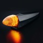 Toplamp - Strands - IZE LED Black Bullet - Torpedo lamp - 3.7" - 9.3cm - Smoke - Wit/Amber - 1 flitspatroon - 12V-30V Toplamp - Strands - IZE LED Black Bullet - Torpedo lamp - 3.7" - 9.3cm - Smoke - Wit/Amber - 1 flitspatroon - 12V-30V
