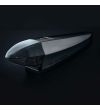 Cab roof lights - Strands - IZE LED Black Bullet - Torpedo light - 9cm - smoke - White/Amber - 1 flash pattern - 12V-30V