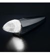 Taklampa - Strands - IZE LED Black Bullet - Torpedo Lampa - 9cm - smoke - Vit/Bärnsten - 1 blixtmönster - 12V-30V -