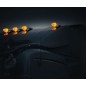 Taklampa - Strands - IZE LED Black Bullet - Torpedo Lampa - 3.7" - 9.3cm - Smoke - Vit/Bärnsten - 1 blixtmönster - 12V-30V - Taklampa - Strands - IZE LED Black Bullet - Torpedo Lampa - 3.7" - 9.3cm - Smoke - Vit/Bärnsten - 1 blixtmönster - 12V-30V -