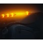Taklampa - Strands - IZE LED Black Bullet - Torpedo Lampa - 3.7" - 9.3cm - Smoke - Vit/Bärnsten - 1 blixtmönster - 12V-30V - Taklampa - Strands - IZE LED Black Bullet - Torpedo Lampa - 3.7" - 9.3cm - Smoke - Vit/Bärnsten - 1 blixtmönster - 12V-30V -