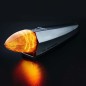 Cab roof lights - Strands - IZE LED Silver Arrow - Torpedo light - Chroom - 3.7" - 9.3cm - Smoke - White/Amber - 1 flash pattern - 12V-30V Cab roof lights - Strands - IZE LED Silver Arrow - Torpedo light - Chroom - 3.7" - 9.3cm - Smoke - White/Amber - 1 flash pattern - 12V-30V