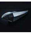 Taklampa - Strands - IZE LED Silver Arrow - Torpedo Lampa - Chroom - 9cm - smoke - Vit/Bärnsten - 1 blixtmönster - 12V-30V -