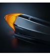 Toplamp - Strands - IZE LED Silver Arrow - Torpedo lamp - Chroom - 9cm - smoke - Wit/Amber - 1 Flitspatroon - 12V-30V