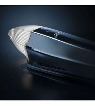Cab roof lights - Strands - IZE LED Silver Arrow - Torpedo light - Chroom - 9cm - smoke - White/Amber - 1 flash pattern - 12V-30