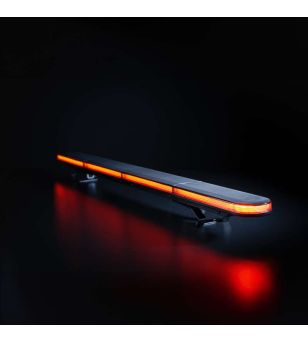 Warning light bar - Strands - Big Energy 1200 - 120cm - smoke - 27 Flash patterns - Amber - R65 - 12V-30V