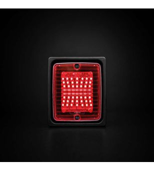 Achterlicht - Strands - IZE LED - Square - 11cm - Rood - Multifunction - 24V